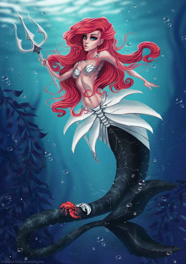ArtStation - Little Mermaid, Anastasia Degtyarenko