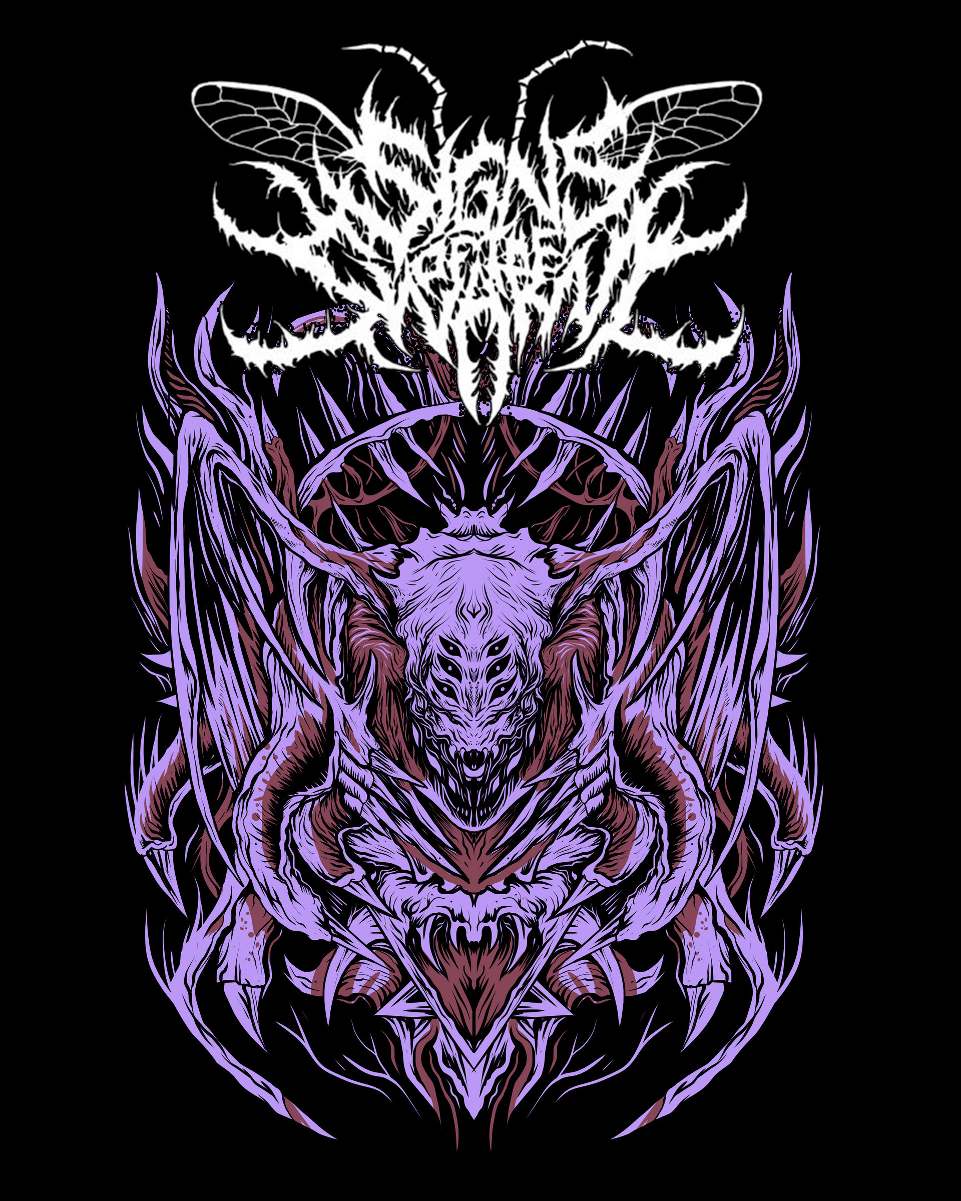 deathcore style wallpaper