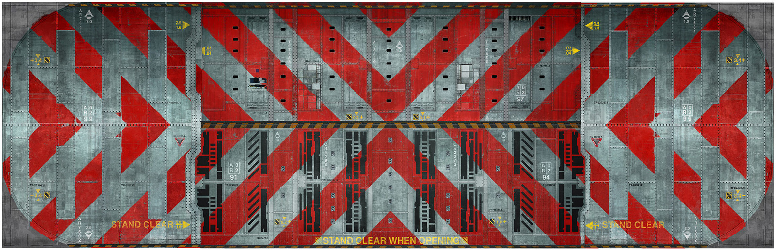 Hanger Bay Door artwork.