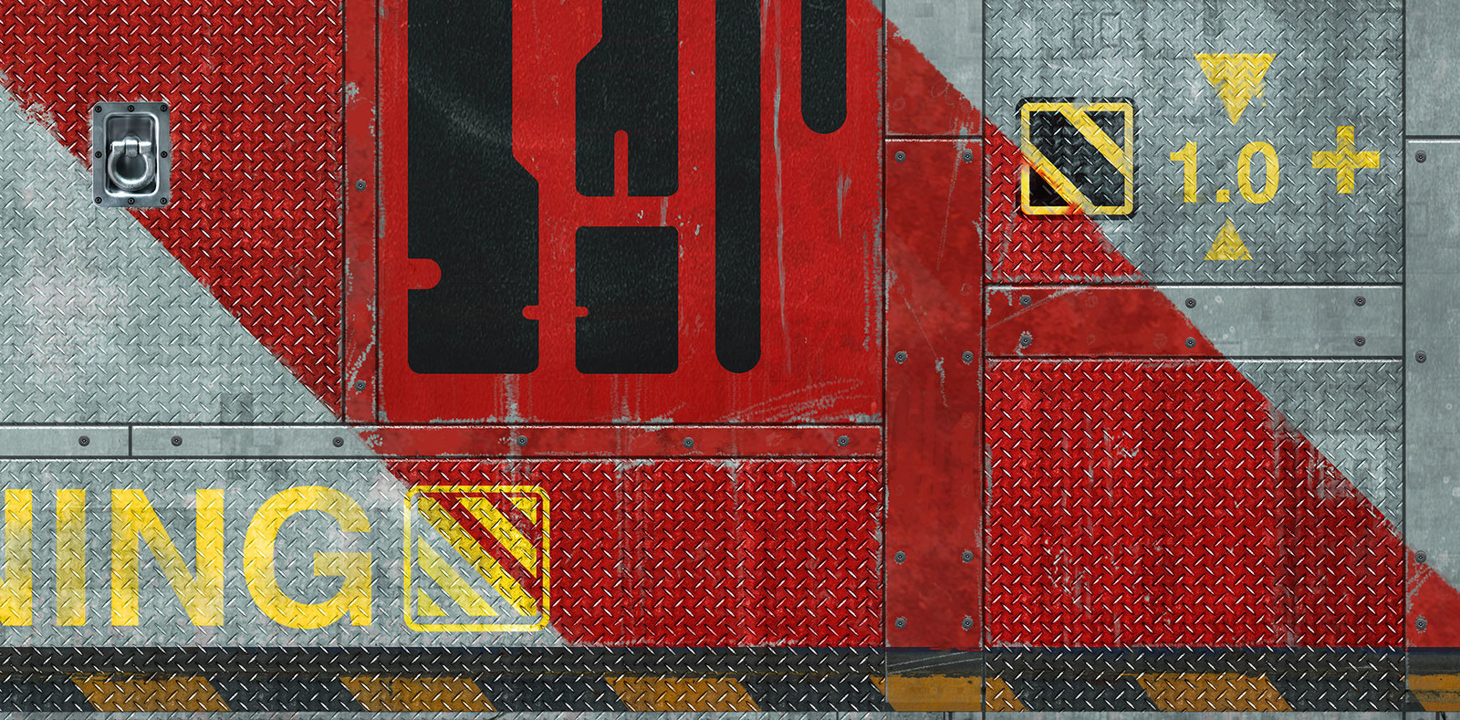 Detail section of lower ramp. This 2k image is 25% of full size.