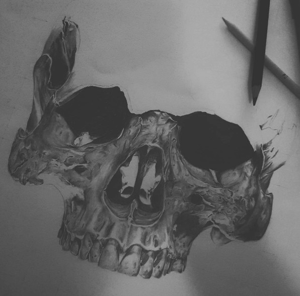 ArtStation - Skull Hyperrealism