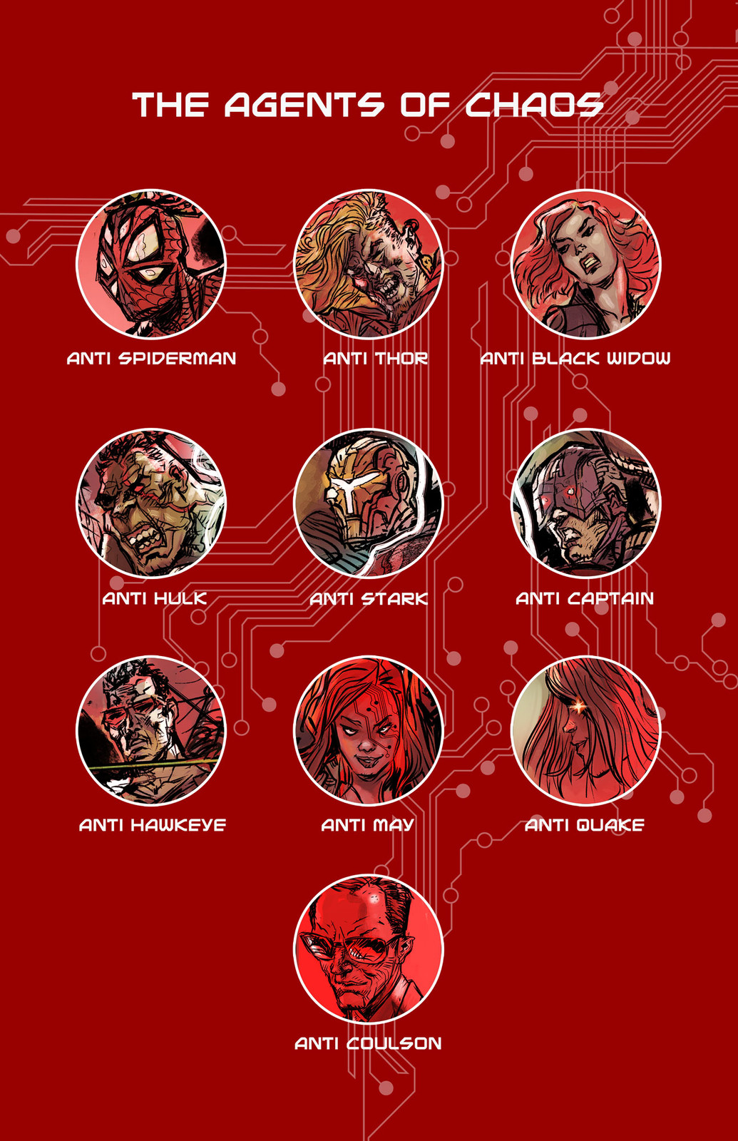 Page 9 - Agents of CHAOS line up
