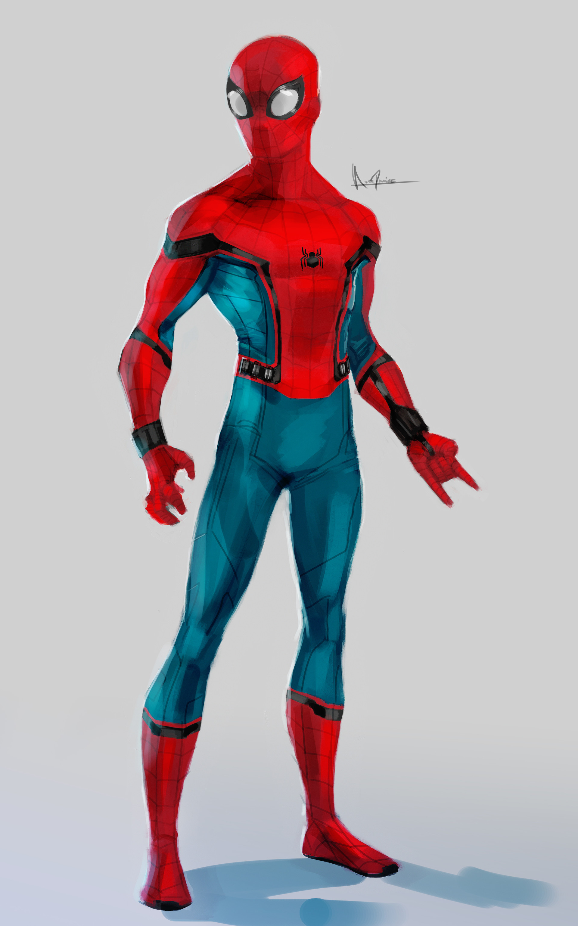 ArtStation - Spider-Man Homecoming (Fan Art)
