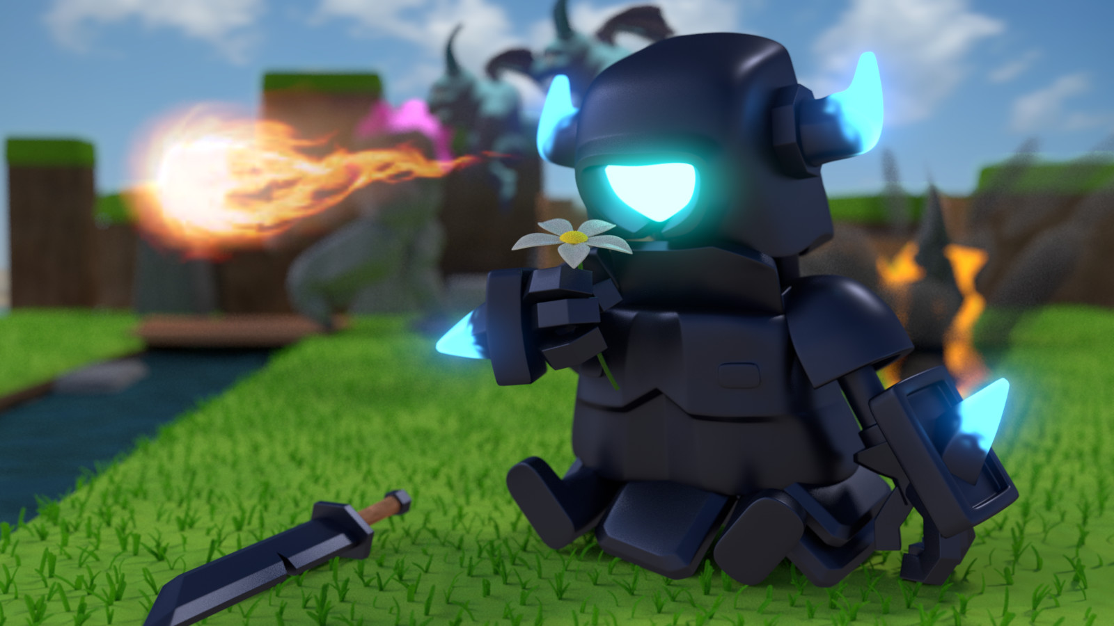 Artstation Clash Royale Mini P E K K A Fanart Ants Aare Alamaa