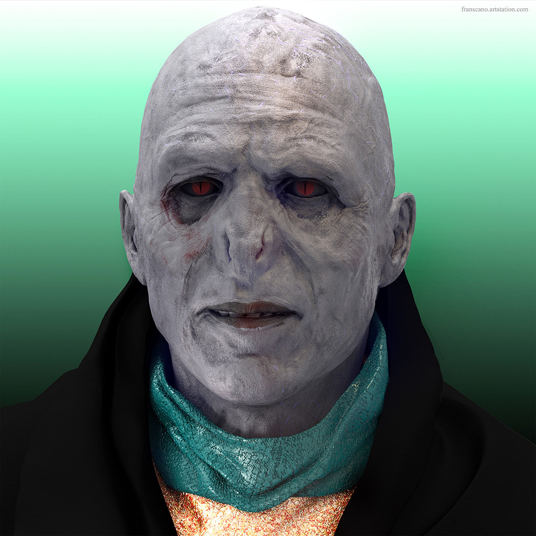 Lord Voldemort férfi rövid ujjú póló - Artpaer Shop