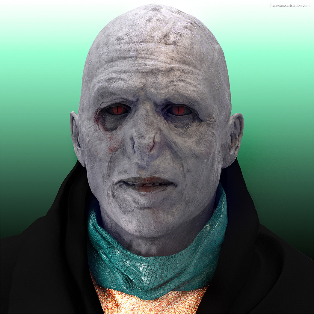 Artstation Lord Voldemort Harry Potter Fran S Cano