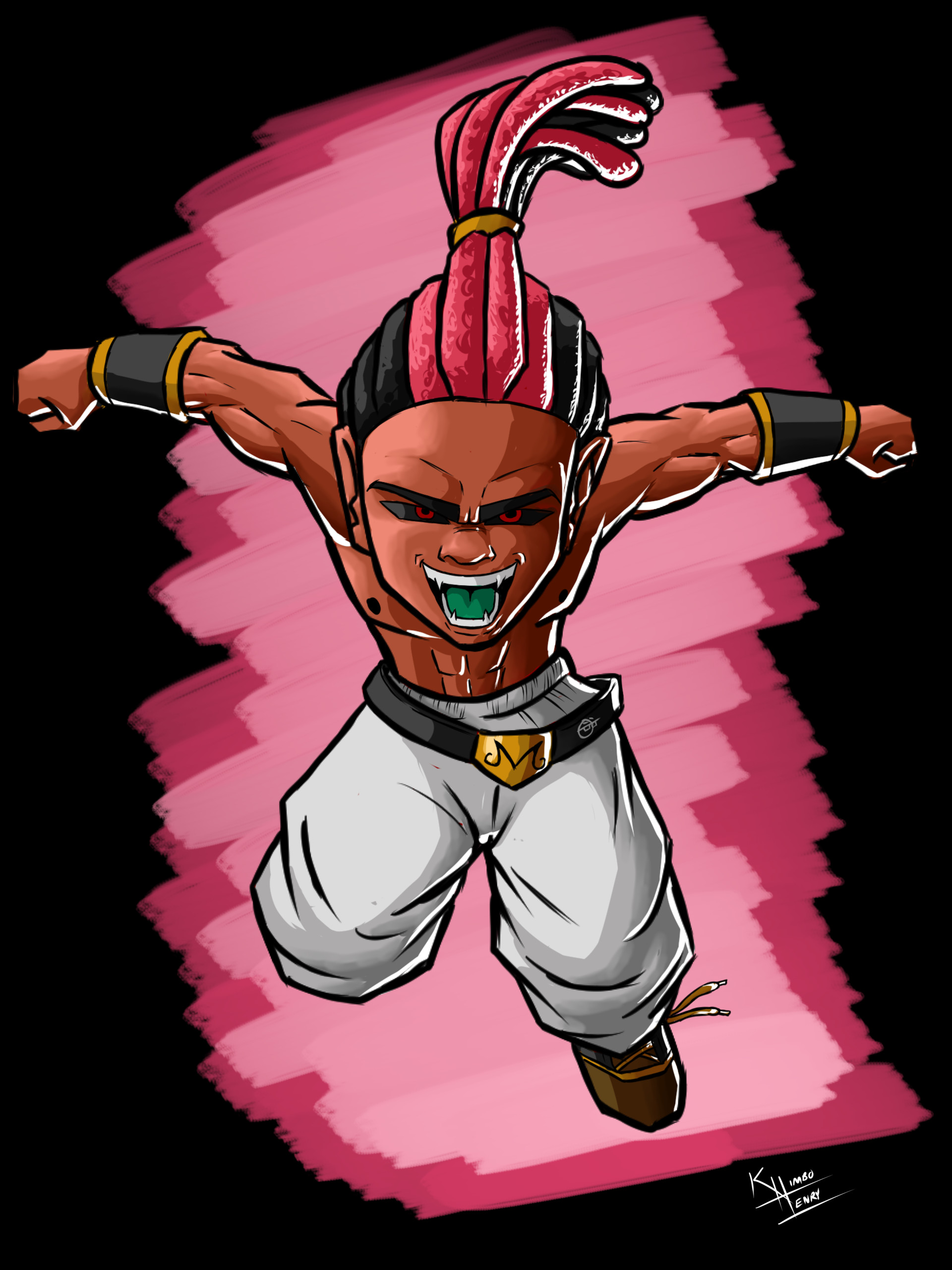 Artstation Dbz Villains As Humans Kimbo Henry