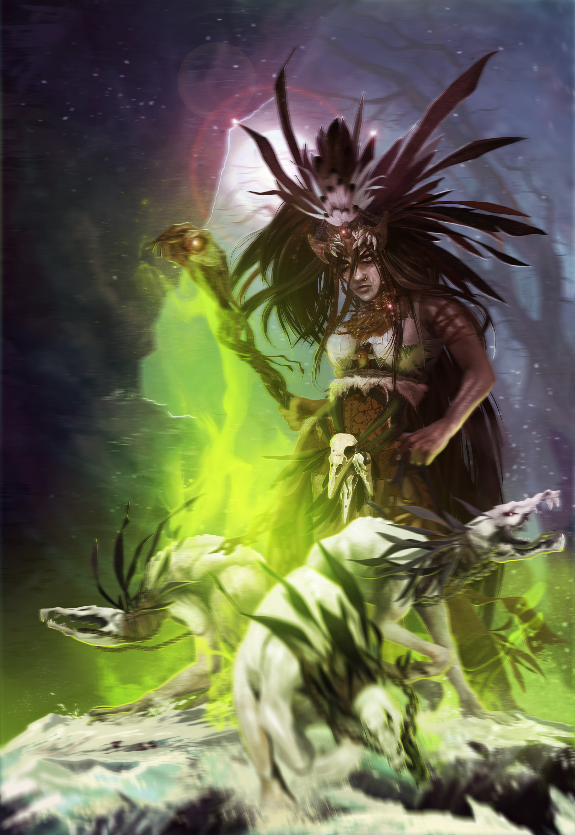 Artstation Witch Doctor Diablo Iii Fan Art Contest A Ardat