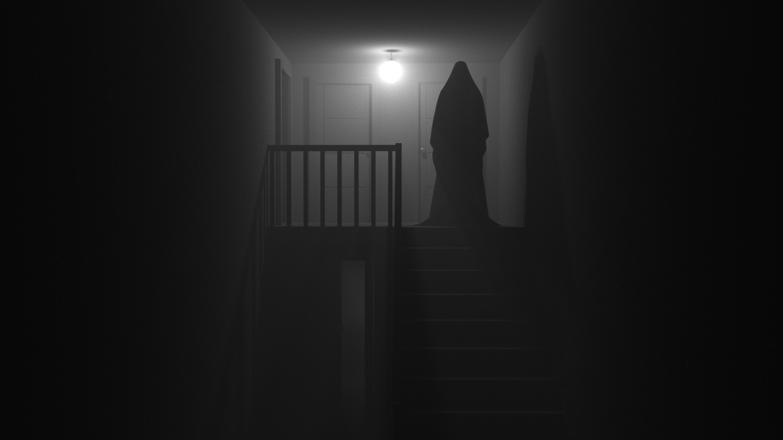 Final Render, fingers crossed. Better lighting and better volumetrics. A little noise, but this render pushed 7 hours and I dont have time for more. FOV/fake lense could use work on the camera, but I want to move on. 
