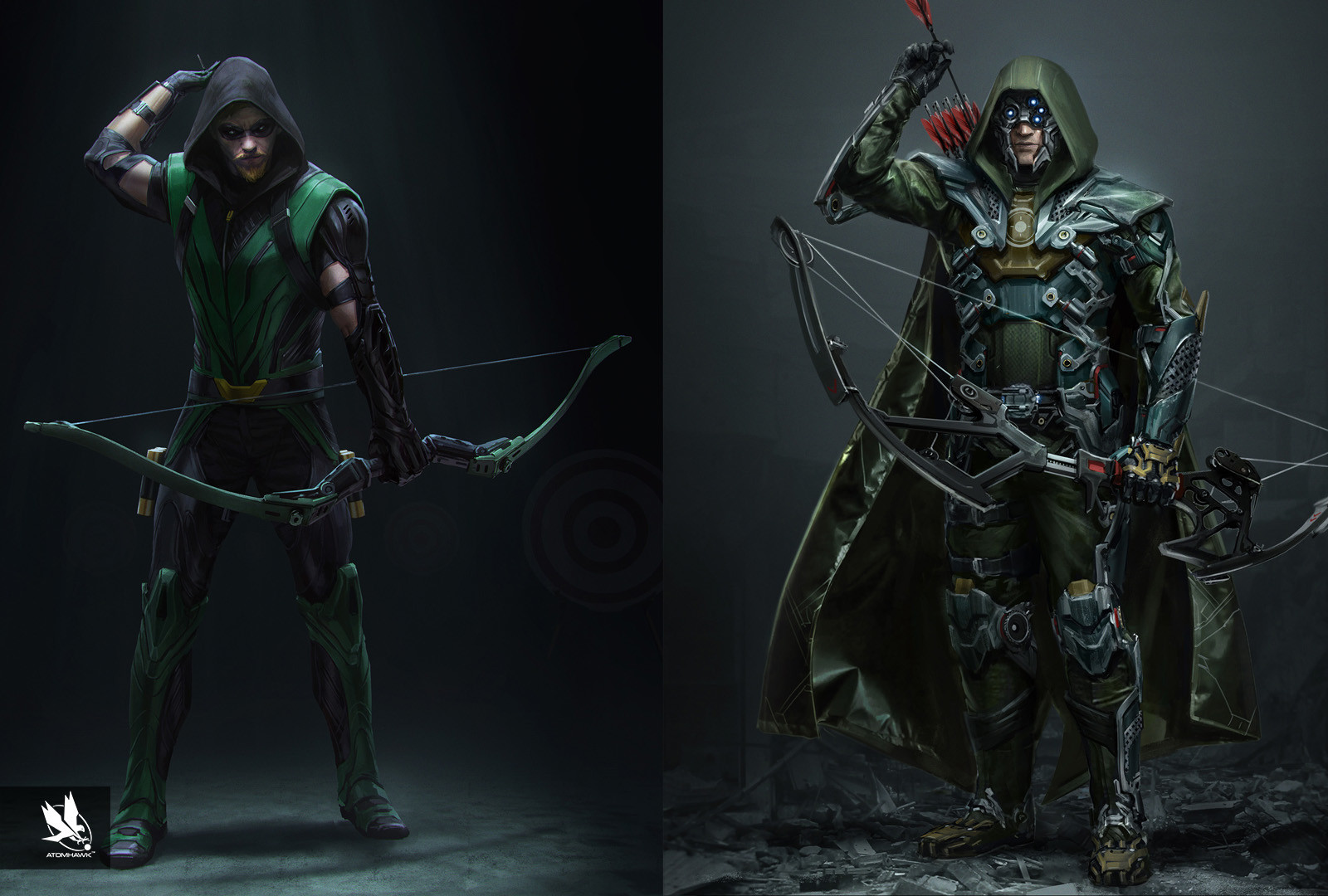 Artstation Injustice 2 Characters Atomhawk Design