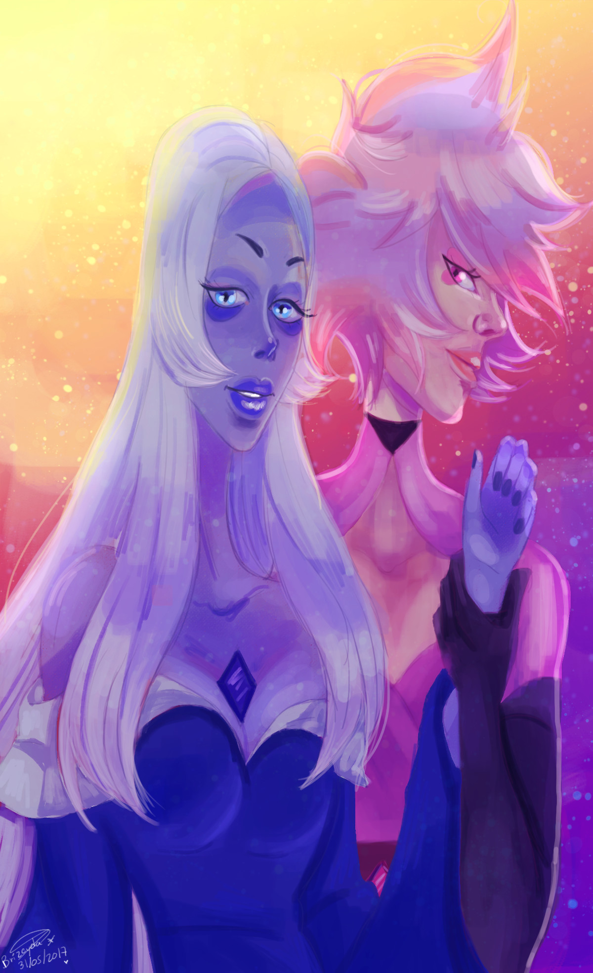 Pink 2024 blue diamond