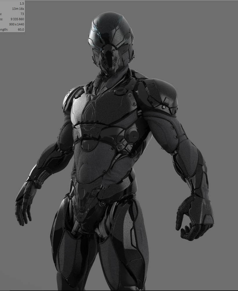 Artstation Sci Fi Armor Zbrush Hardsurface Pratice Joey Morel