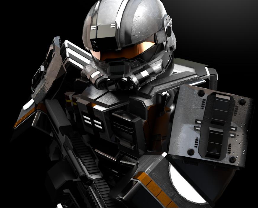 Artstation Tactical Welcoming Exelar Xlr - roblox space marine helmet
