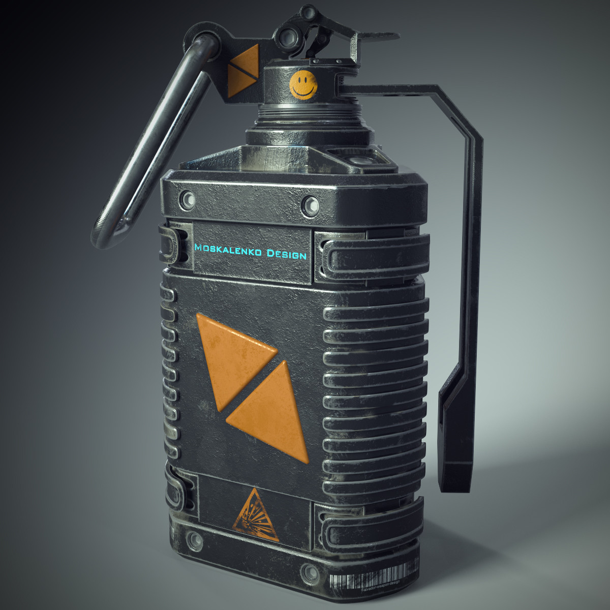 Artstation Sci Fi Concept Grenade Alexander Moskalenko