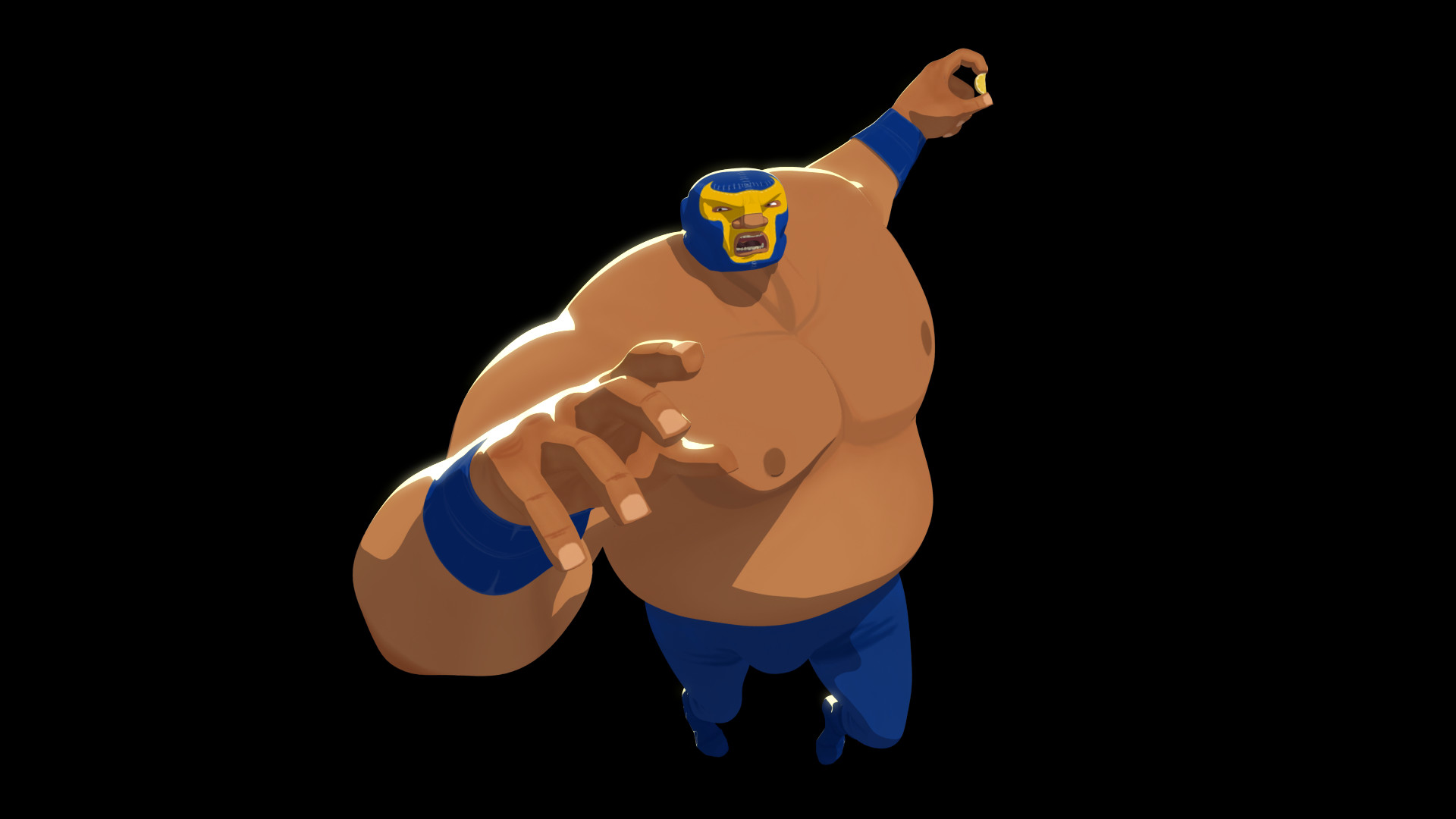 Artstation Luchador Andre Alvarenga