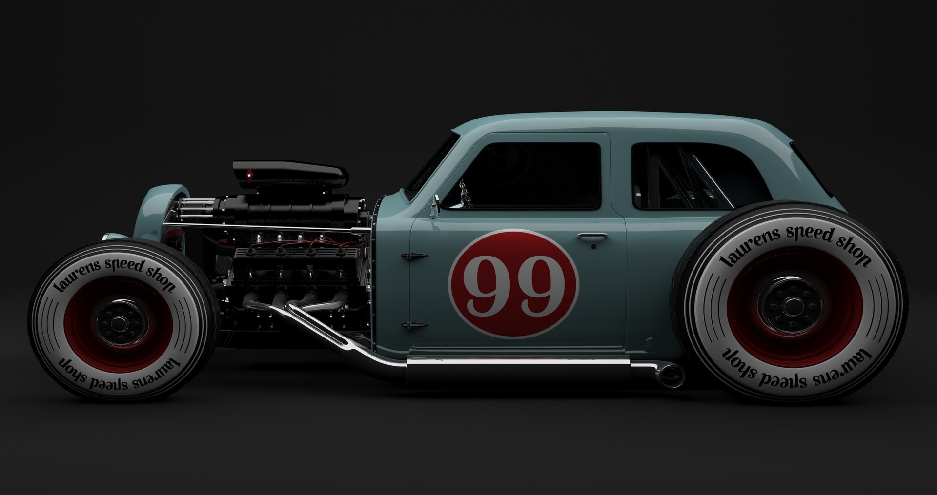 Artstation Mini Cooper Hot Rod Laurens Puytje Depuydt