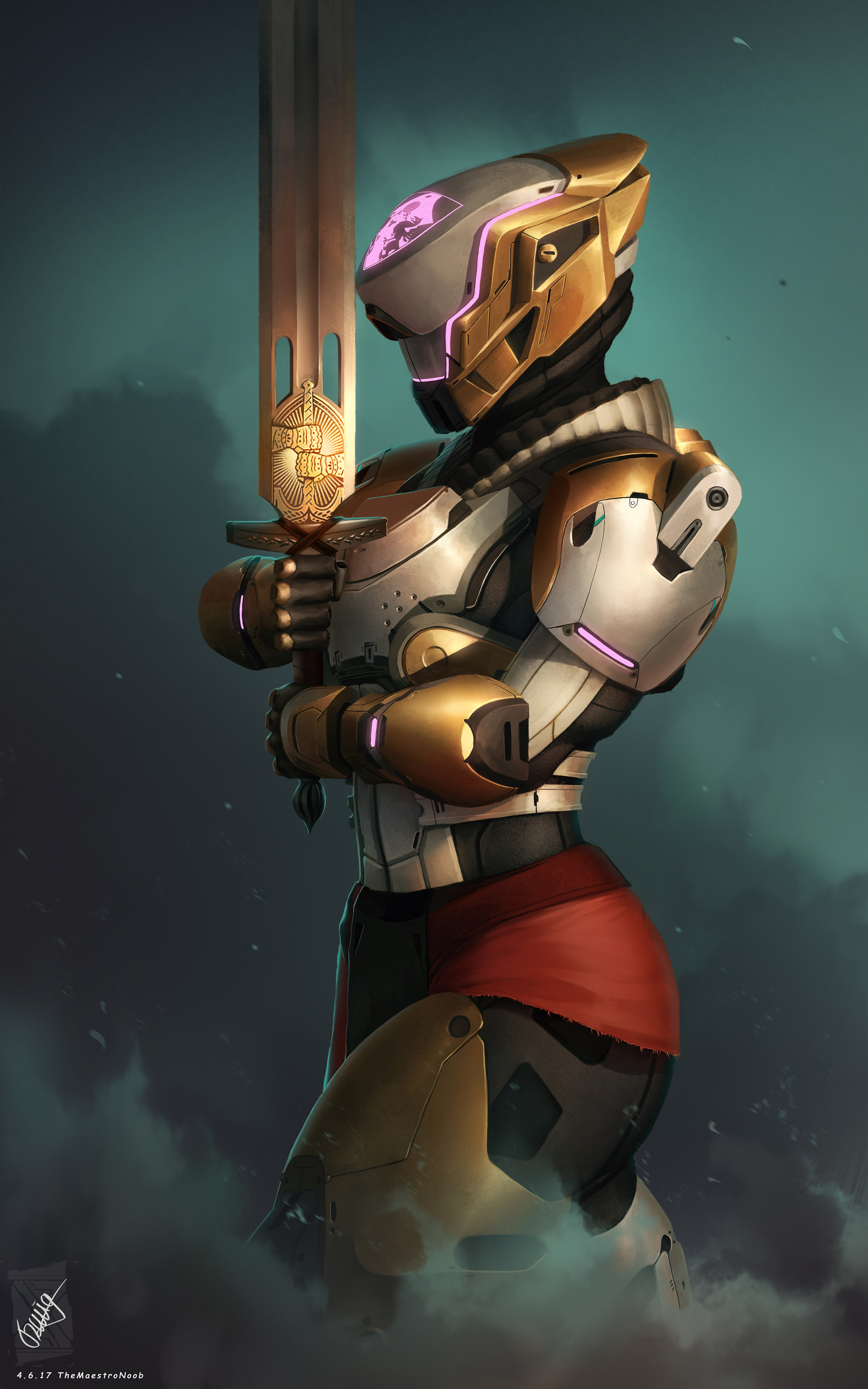 Artstation Destiny Titan Year 3 Georgy Stacker
