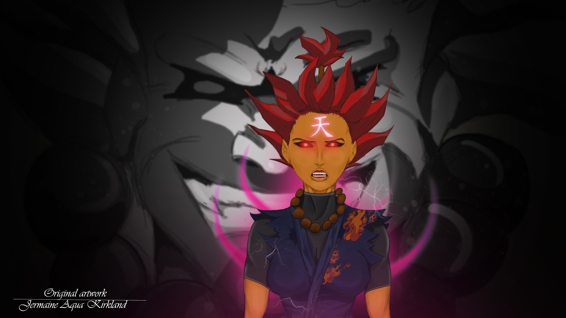 ArtStation Satsui no hado... concept art of akuma's descendant