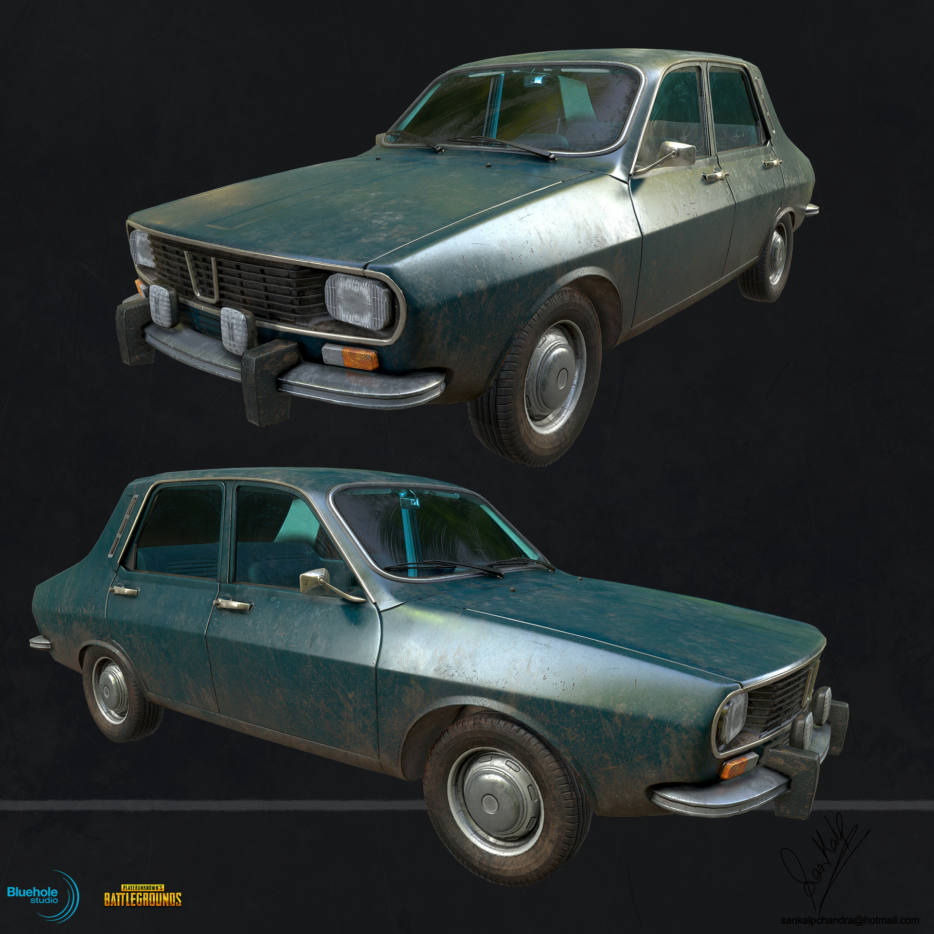 Artstation Dacia 1300 Sankalp Chandra