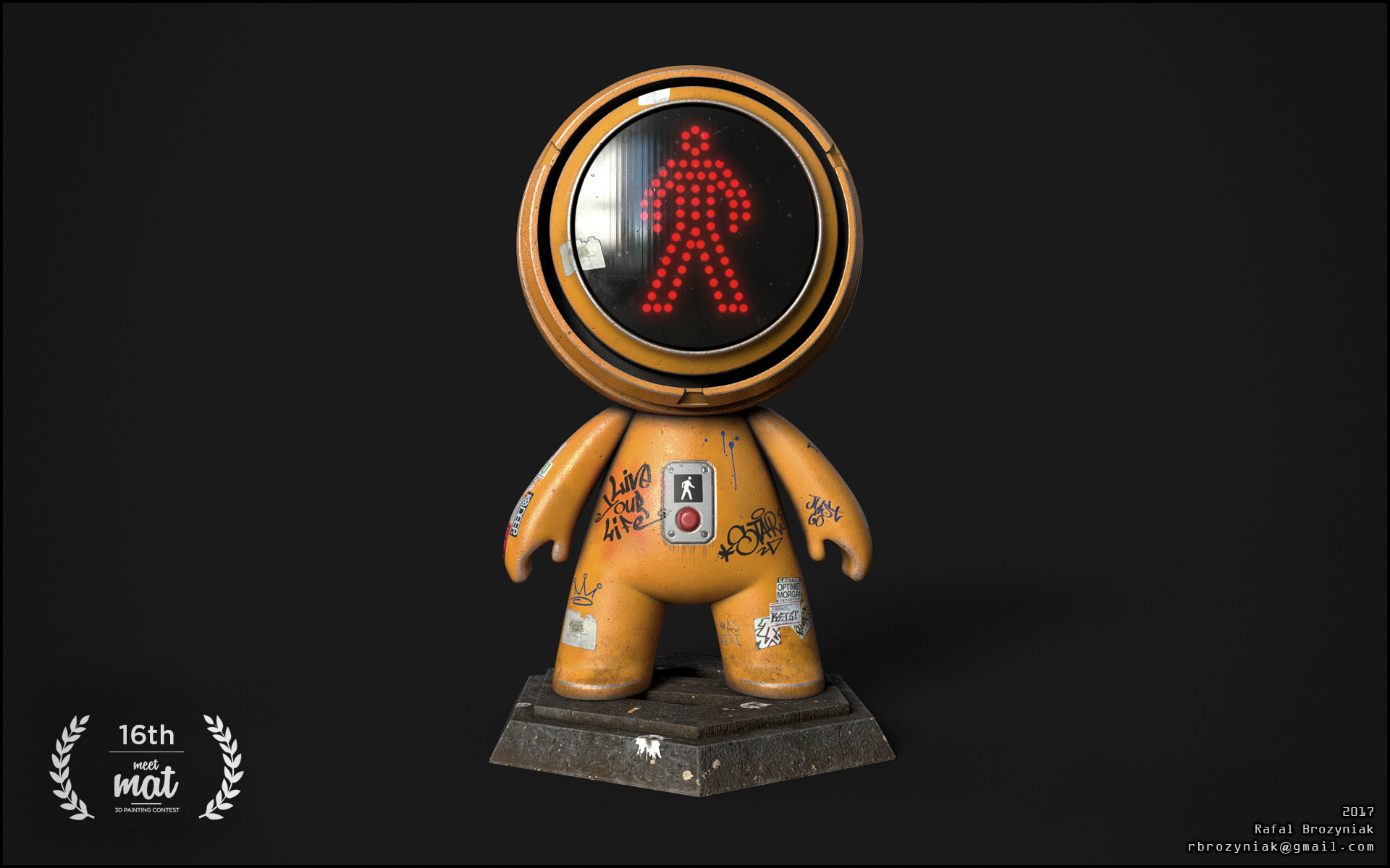 Rafal Brozyniak Substance Painter Competition Urban Mat