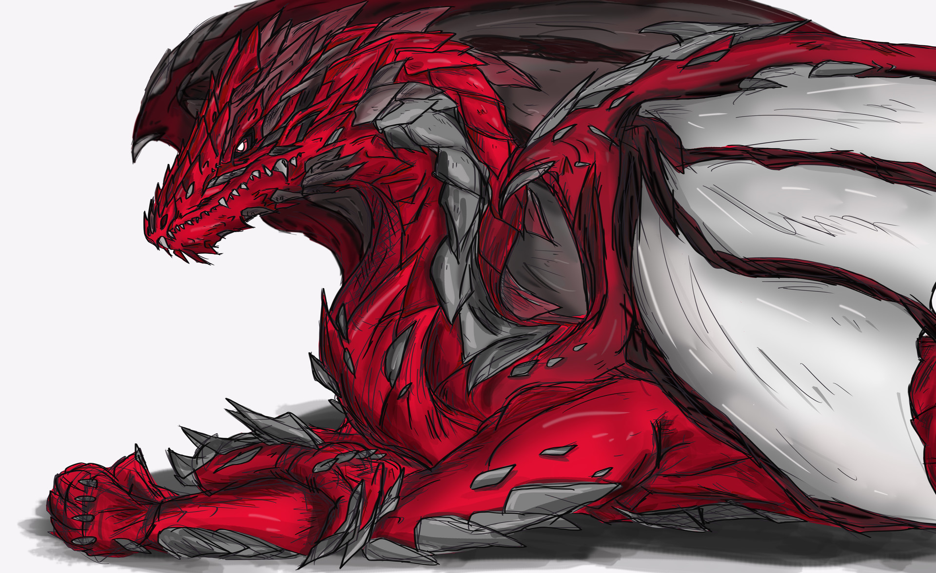Red, Black, and Dragon