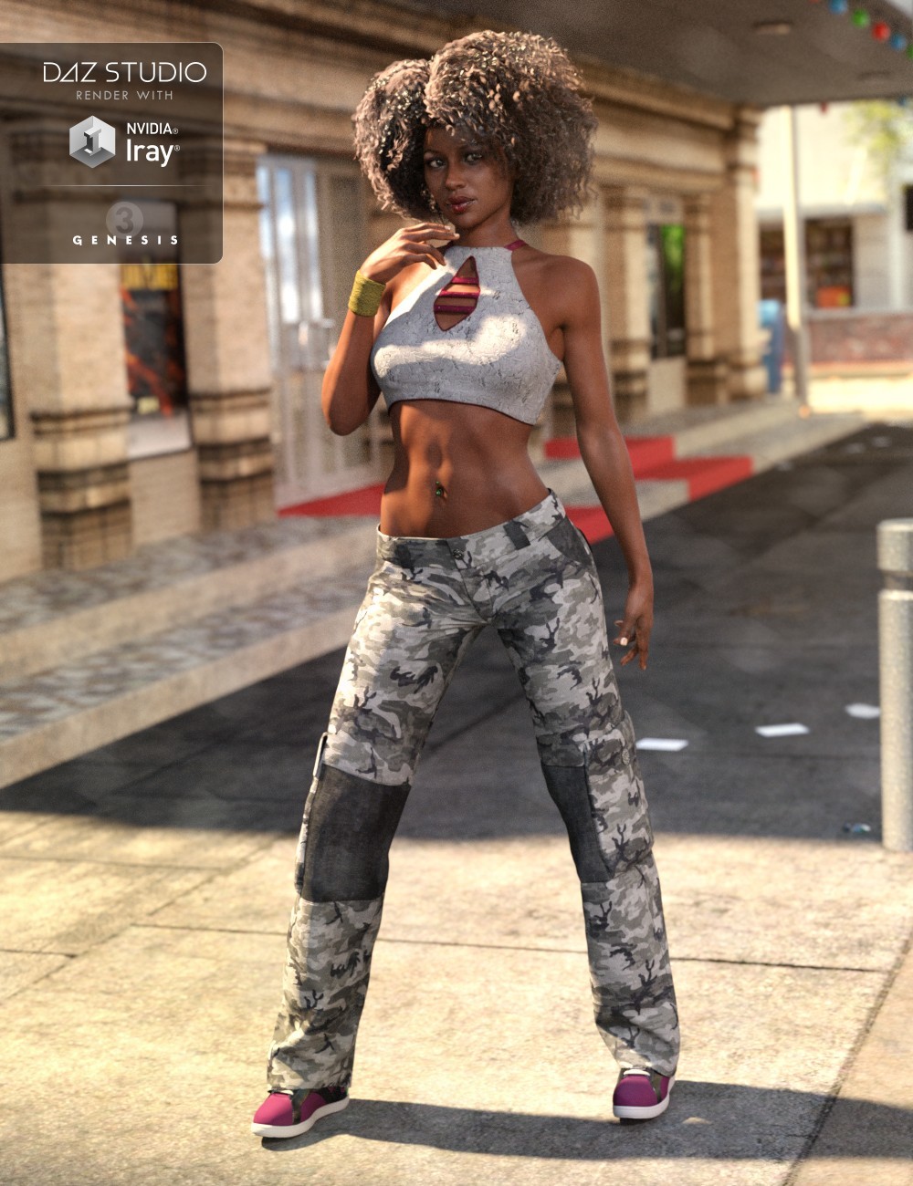 ArtStation - Hip Hop Outfit Genesis 3 Female