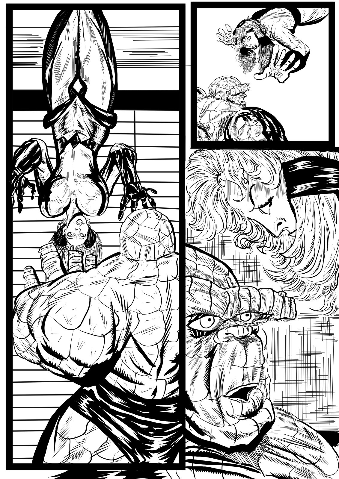 Fantastic Four Sequential Sample artwork page 6 by Brian Robinson