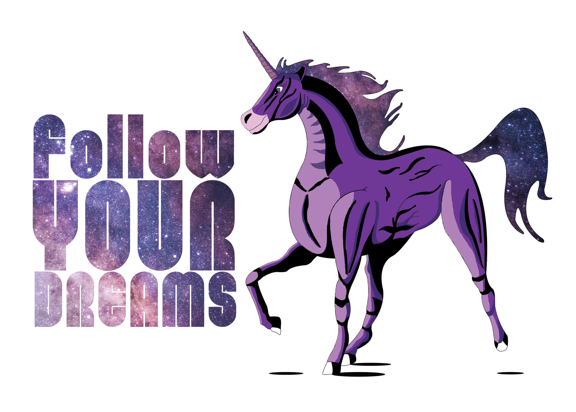 Artstation Unicorn Follow Your Dreams Vasil Ganchev