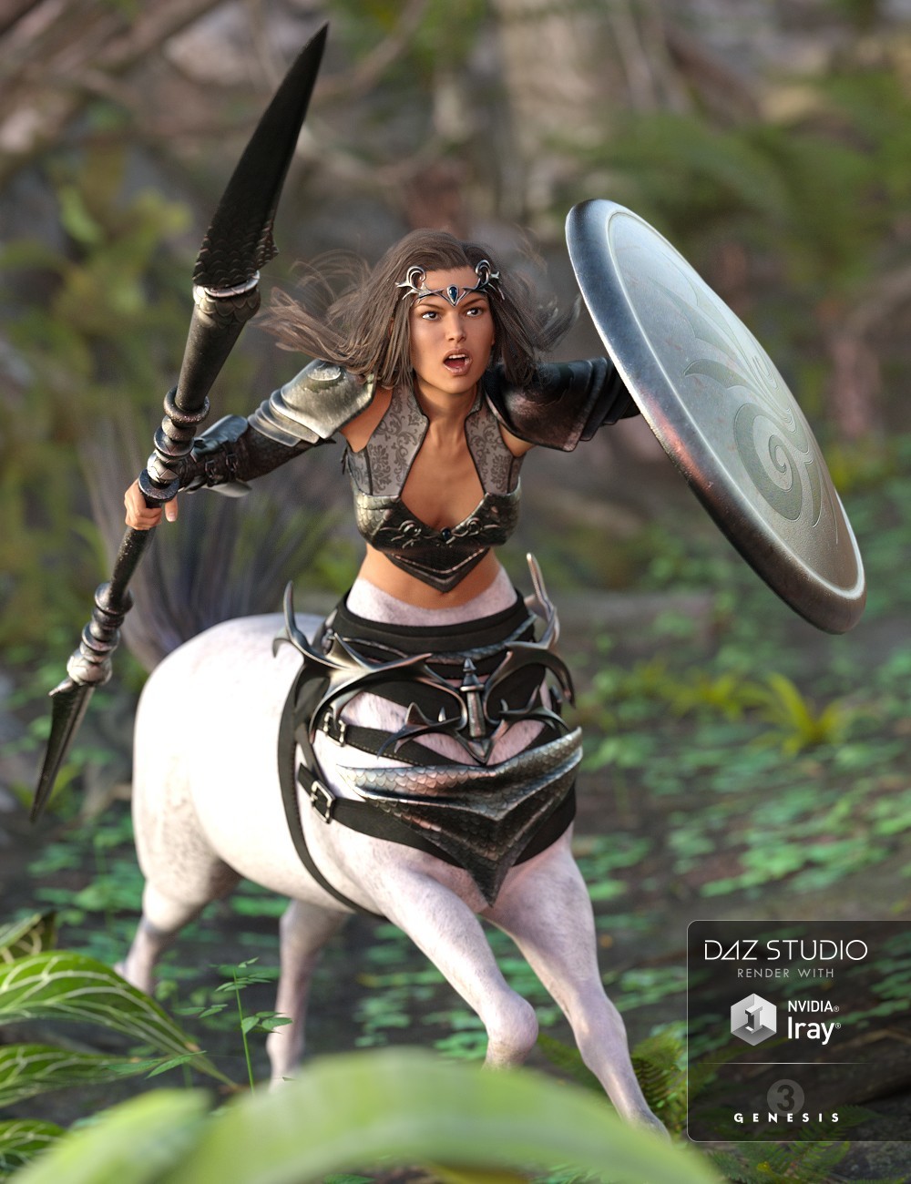 Artstation Guardian Outfit For Centaur 7 Female Mada De Leeuw