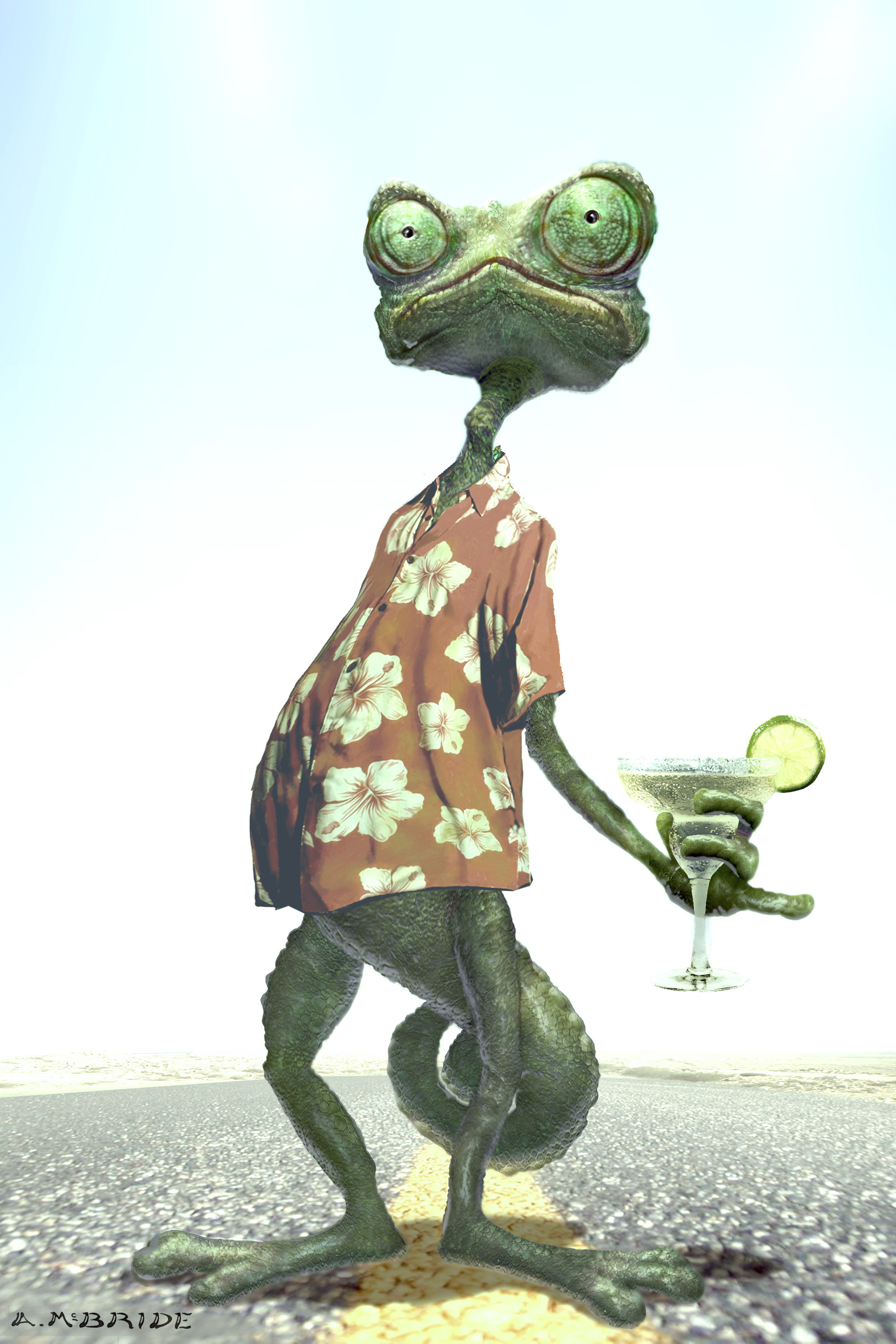 Artstation Rango Fullbody Study 2011 Aaron Mcbride