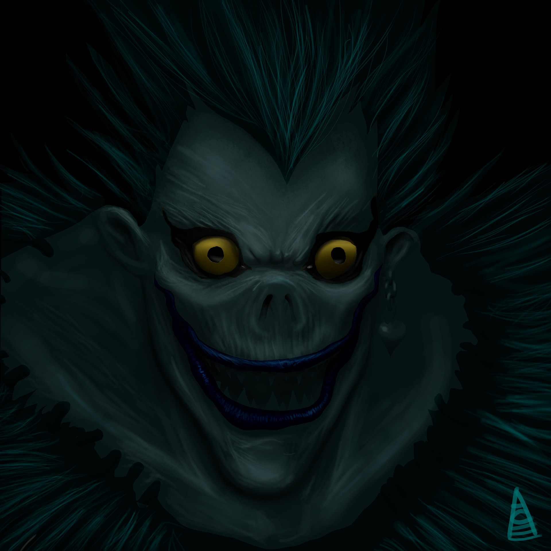 Ryukページ Ryuk from Death Note Sticker Vinyl Decal Great for Windows/Laptop