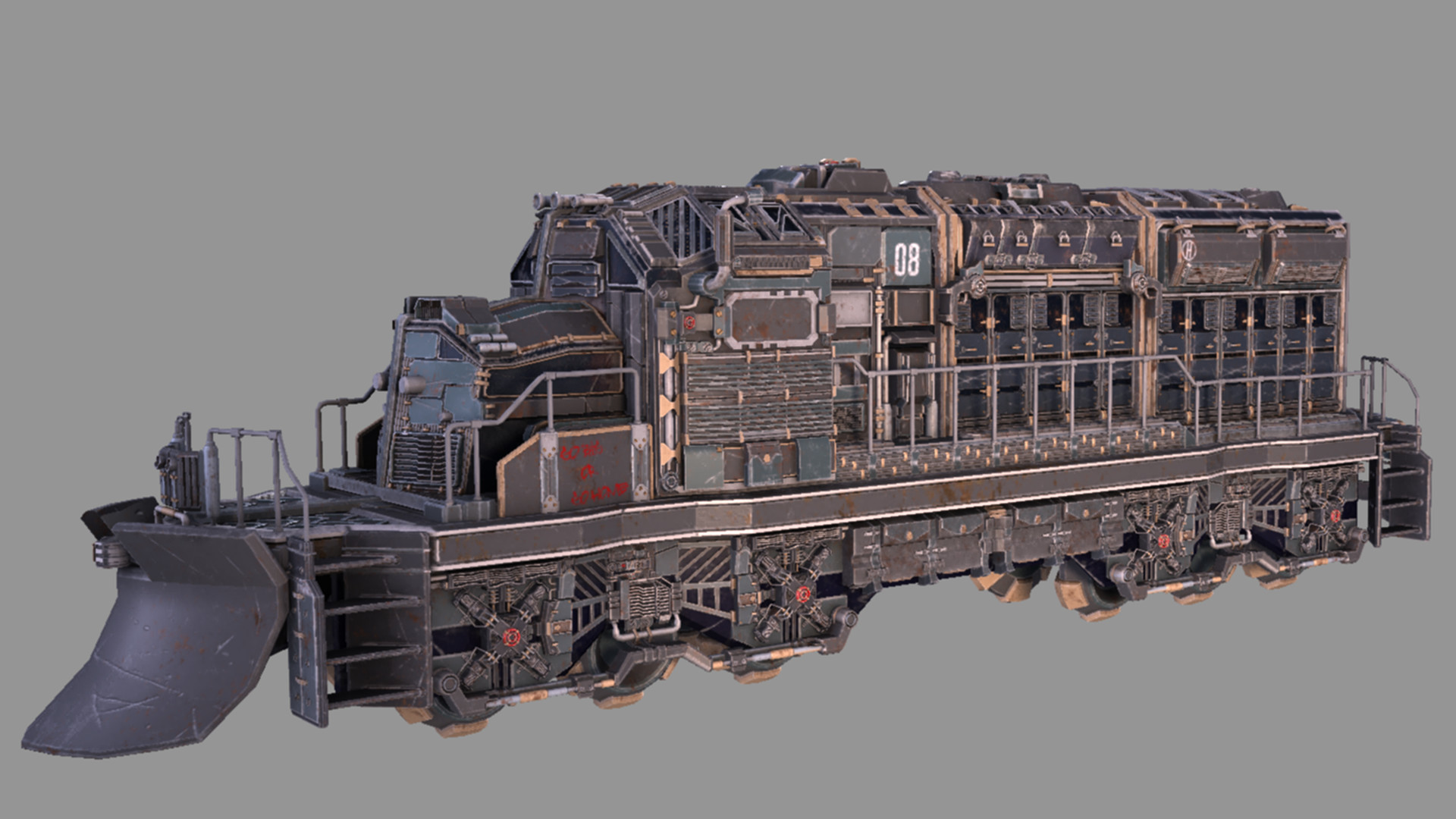 ArtStation Train from Gears of War 2