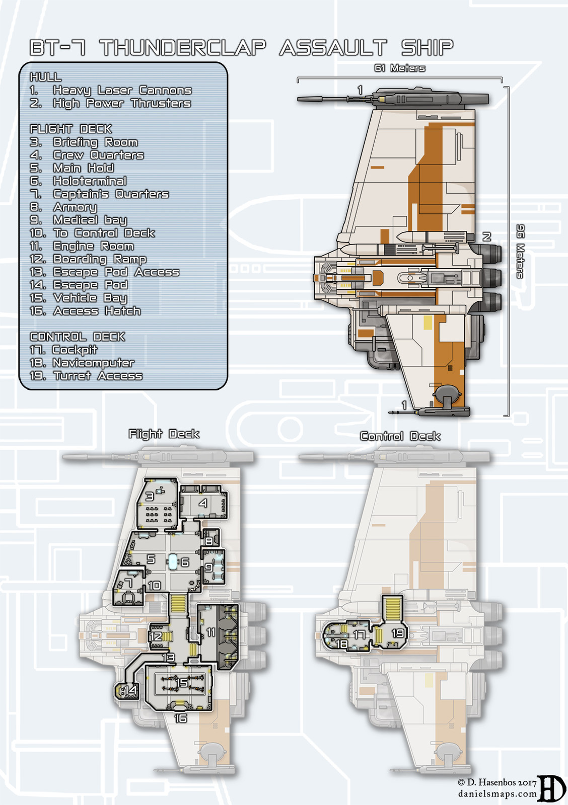 star wars ship layouts