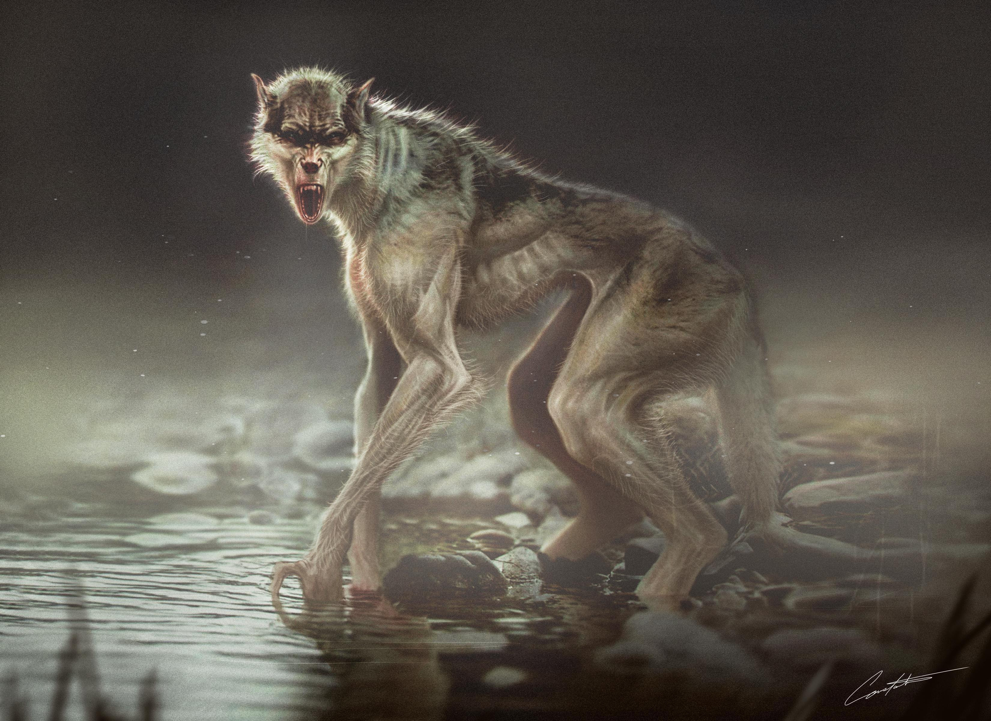 Constantine Sekeris Werewolf Creature Design