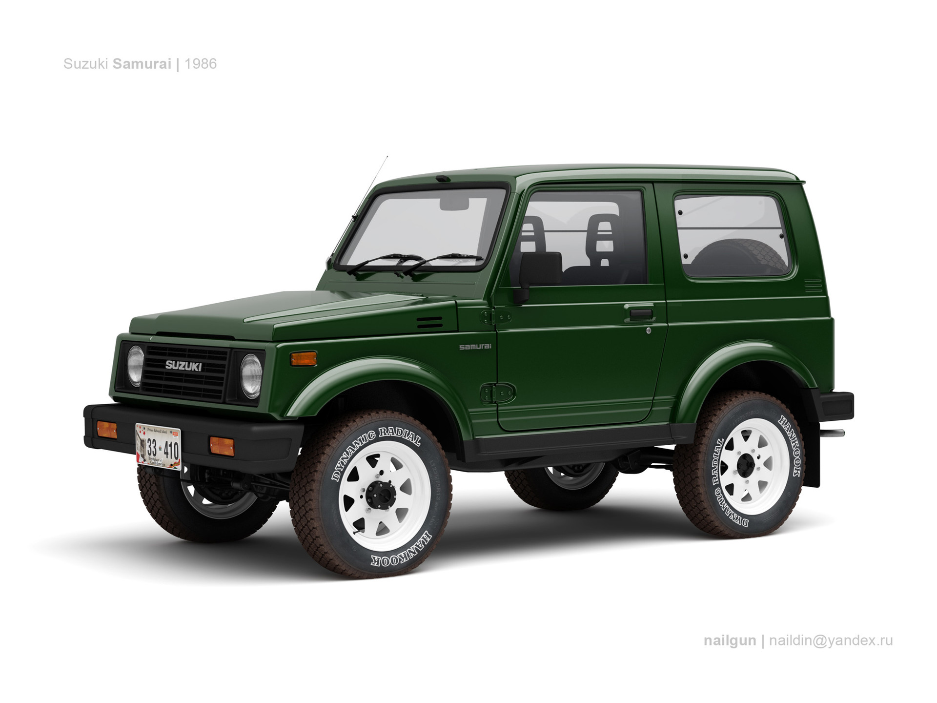 Artstation Suzuki Samurai Nail Khusnutdinov