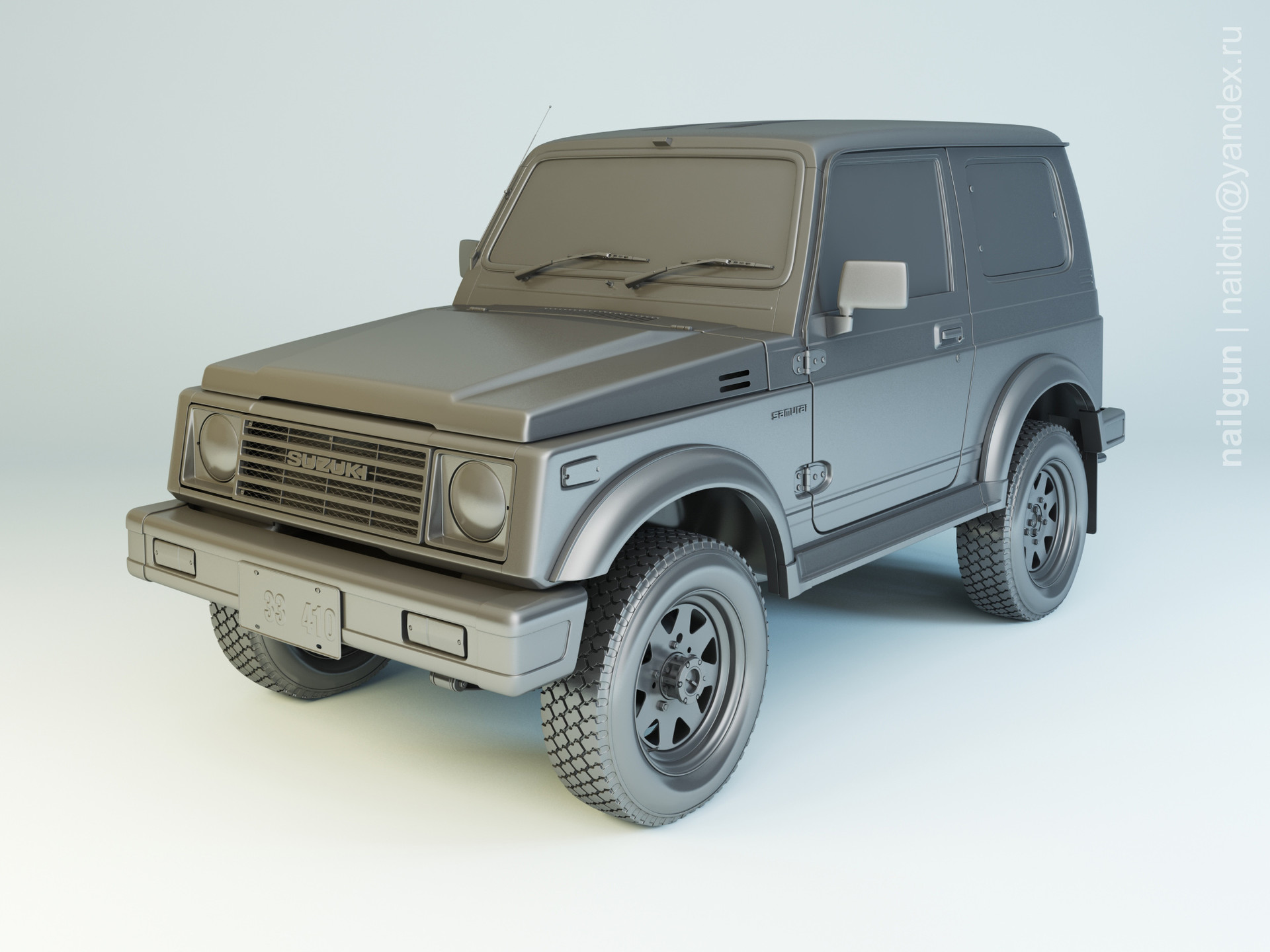 Artstation Suzuki Samurai Nail Khusnutdinov