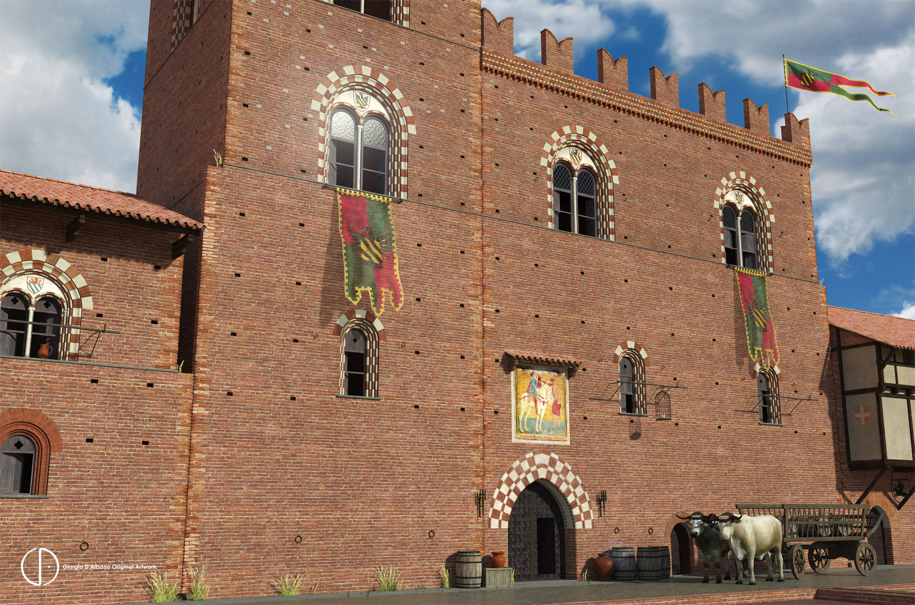 artstation asti xiii century view