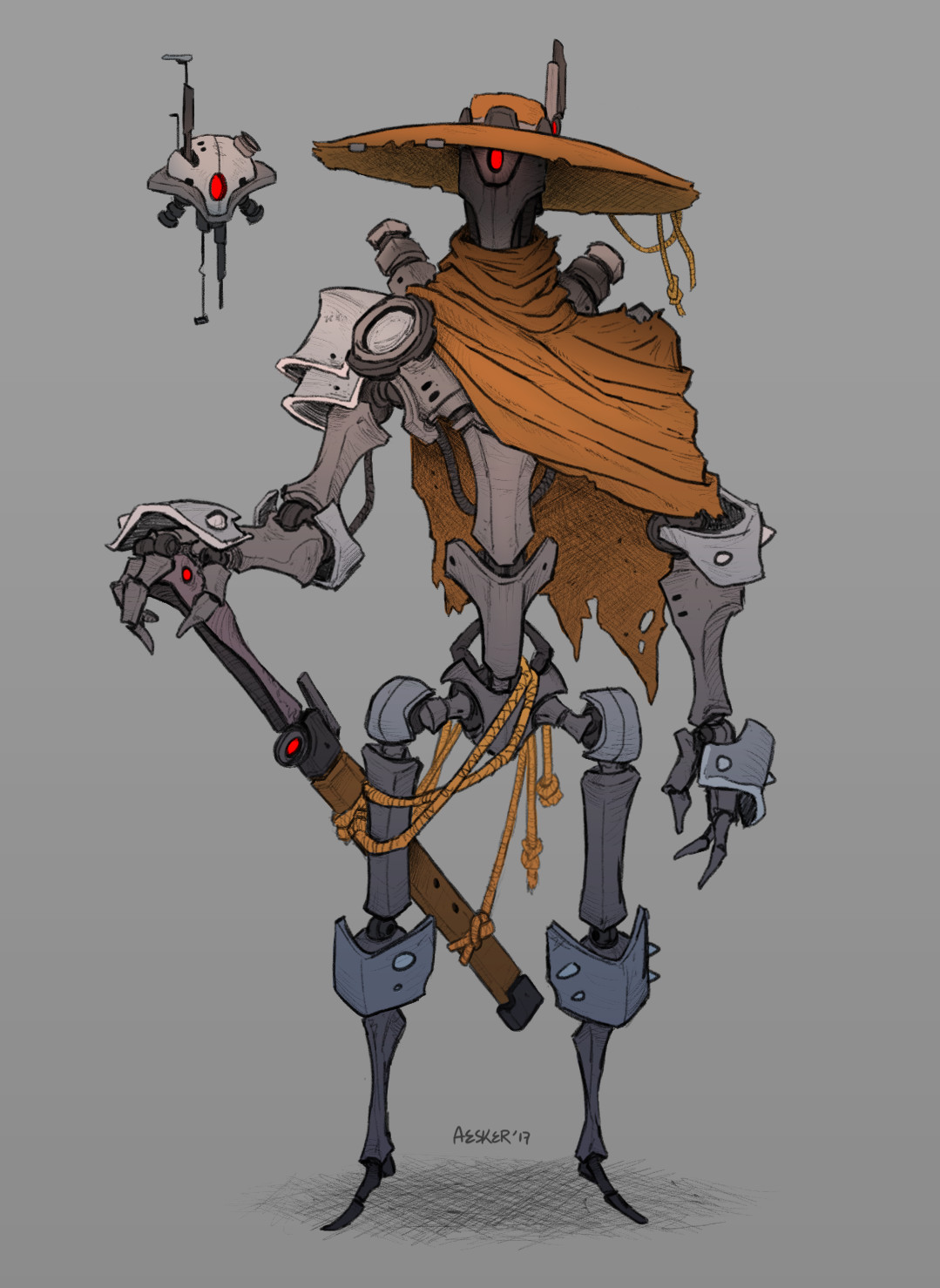 Bounty hunter deals robot