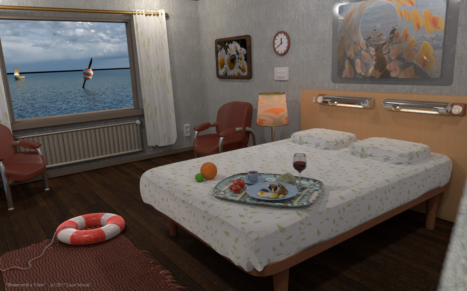"Room with a View", as rendered on the 16th of June, 2017.