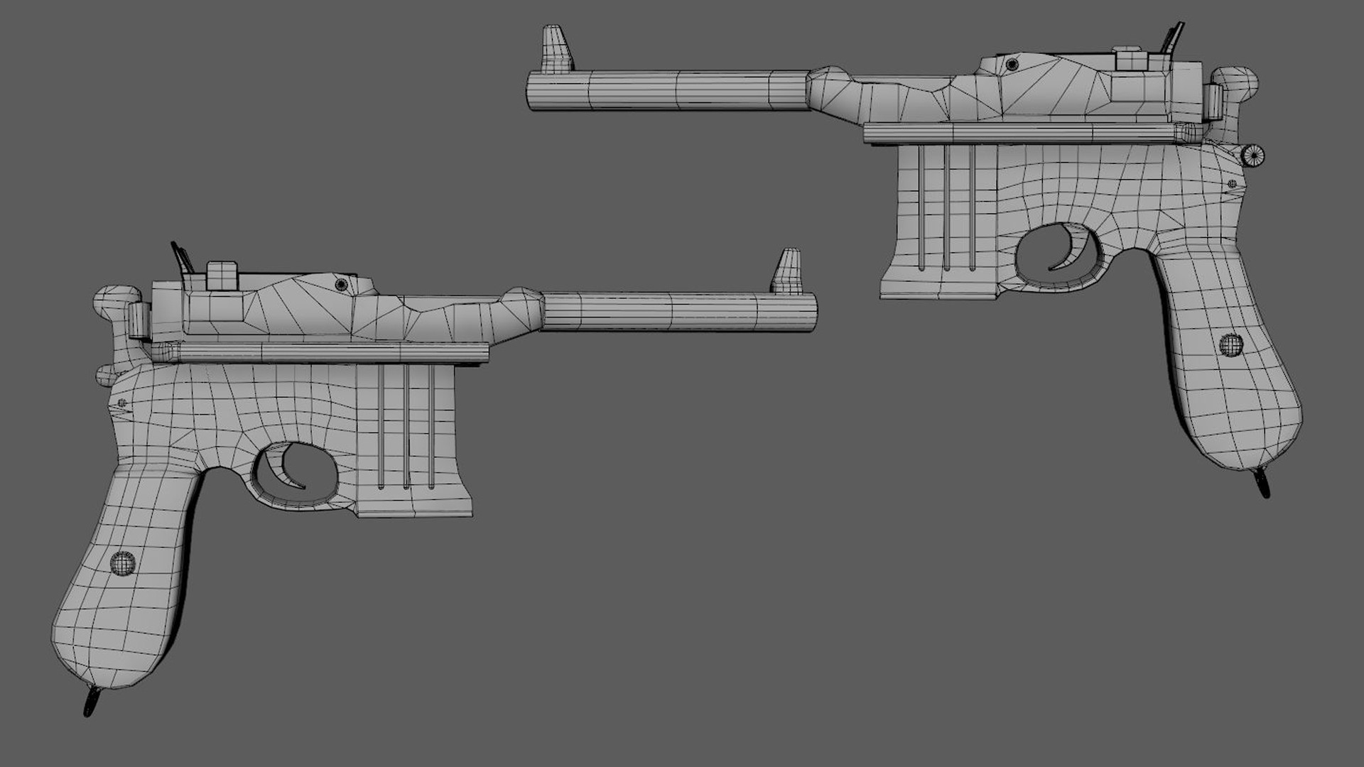 Маузер c96 чертеж