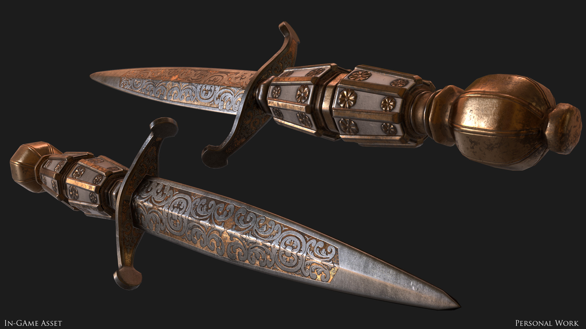 Artstation Ornate Dagger Twisted Prism Drawing medieval ornate steel dagger. artstation ornate dagger twisted prism