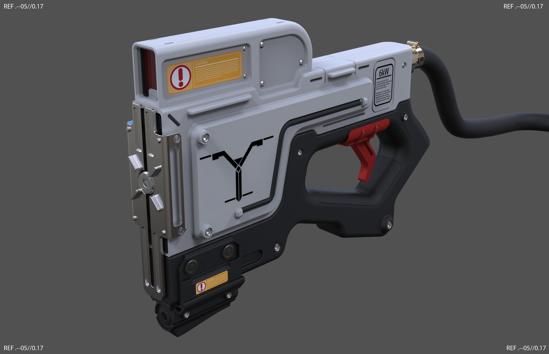 ArtStation LASER CUTTING GUN CONCEPT