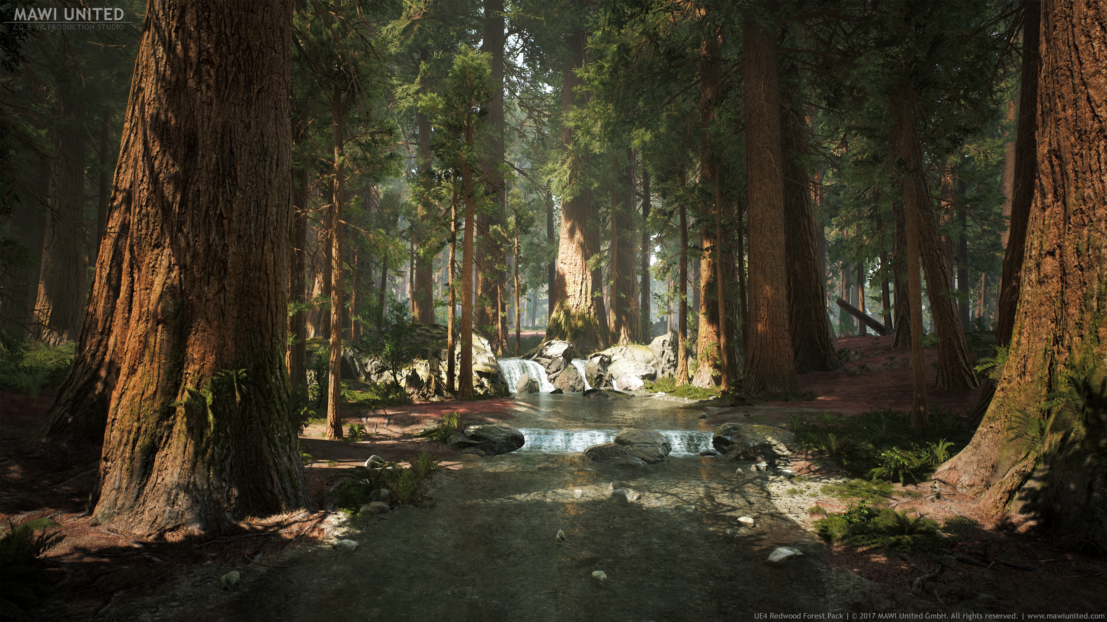 Artstation Ue4 Redwood Forest Willi Hammes