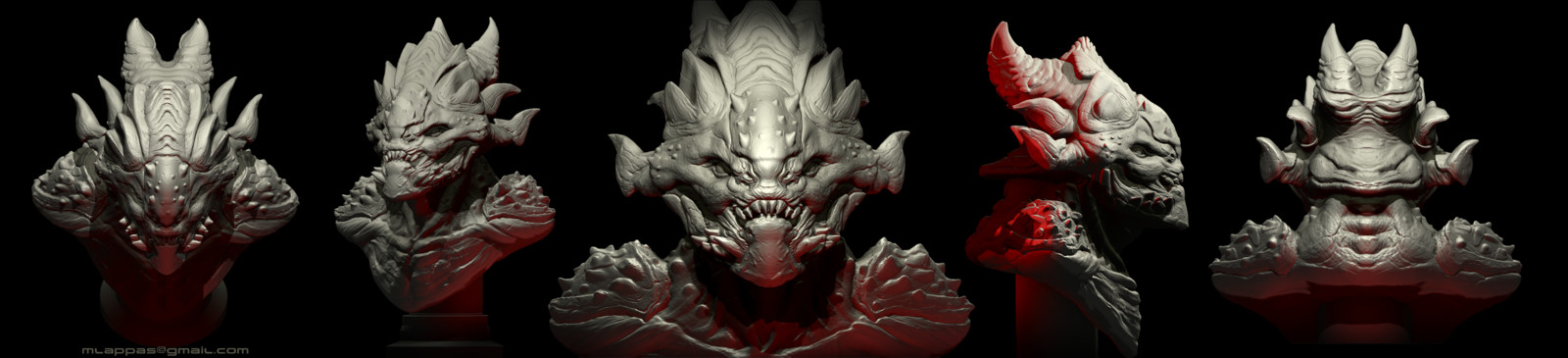 Alien 3d concept design