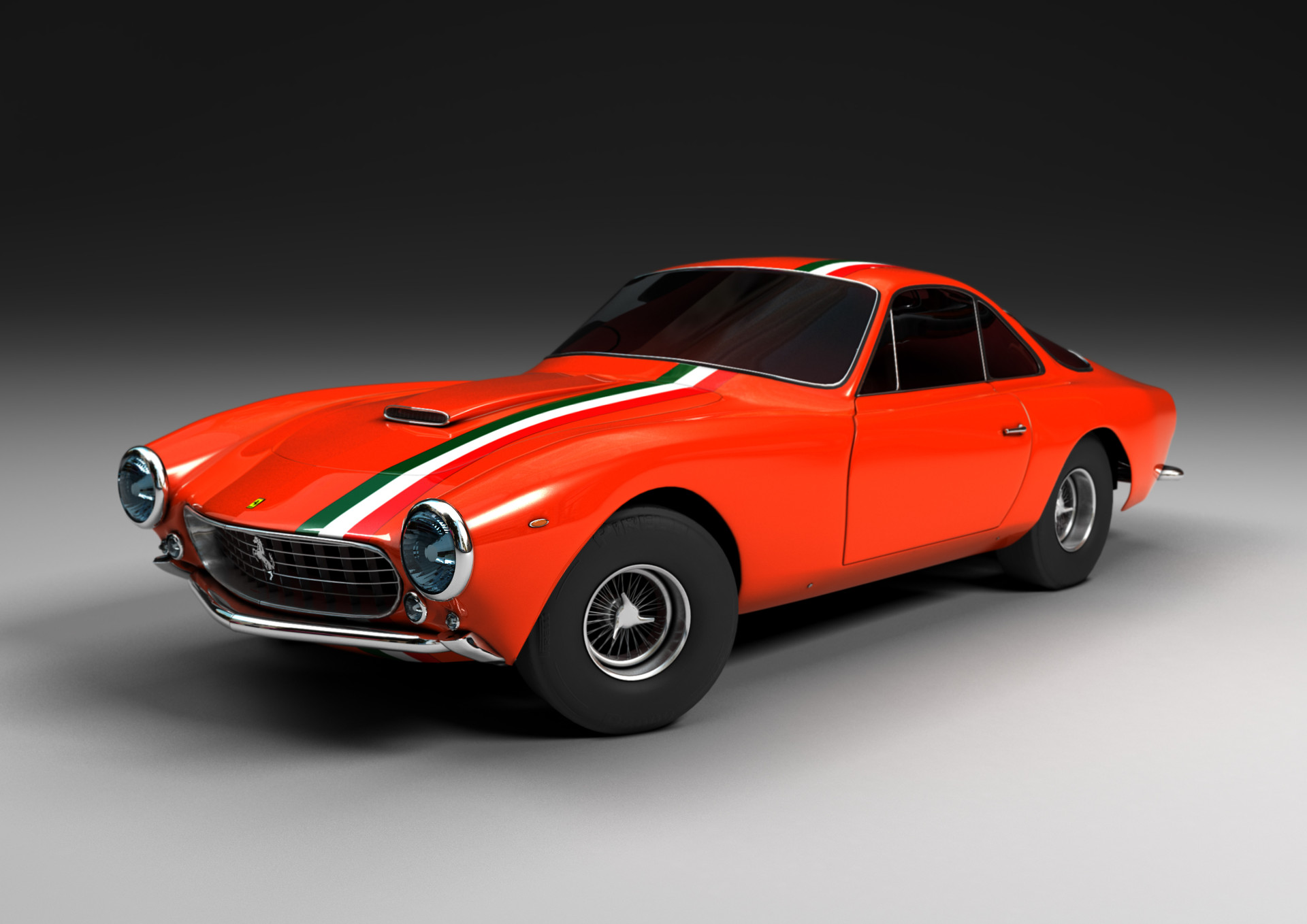 Artstation Ferrari 250 Gt Lusso 3d Model Nicholas Vlantis