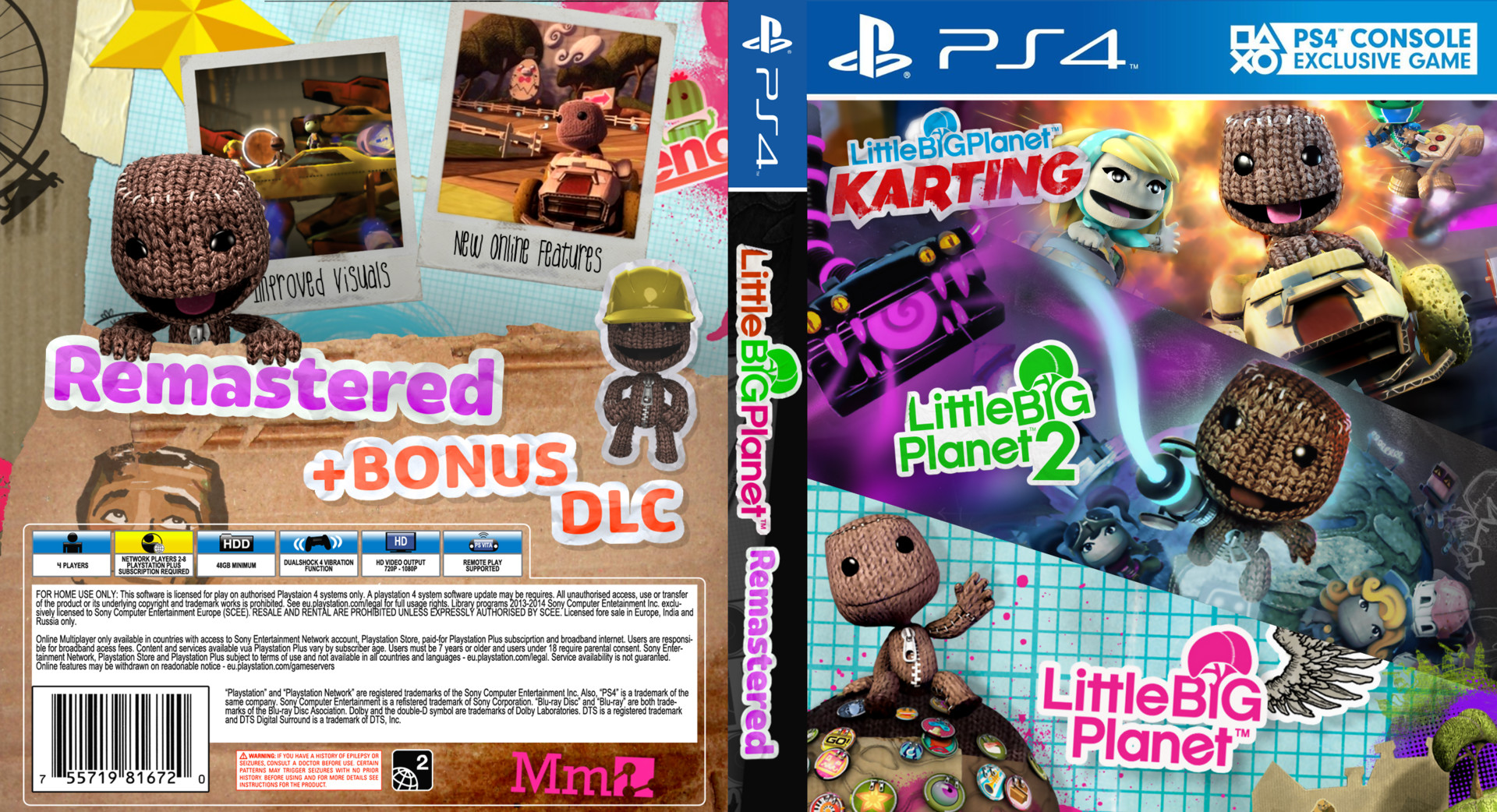 ArtStation LittleBigPlanet Remastered Trilogy (CONCEPT BOX ART)
