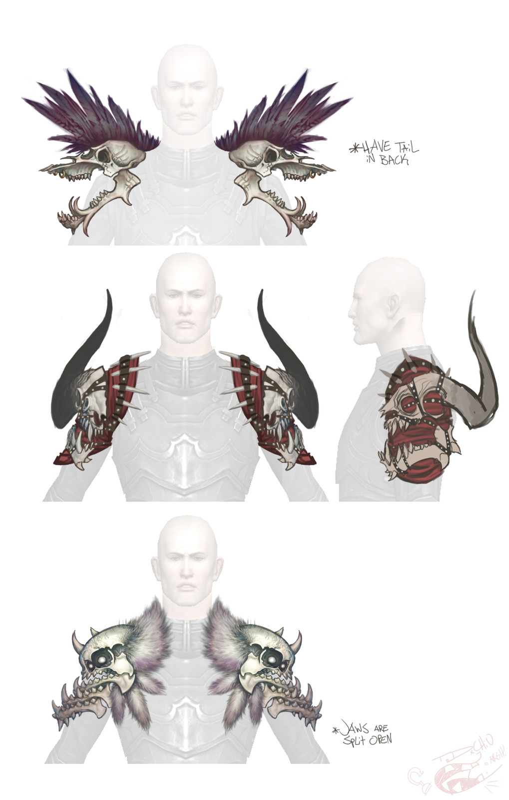 GW2 customization: Shoulders