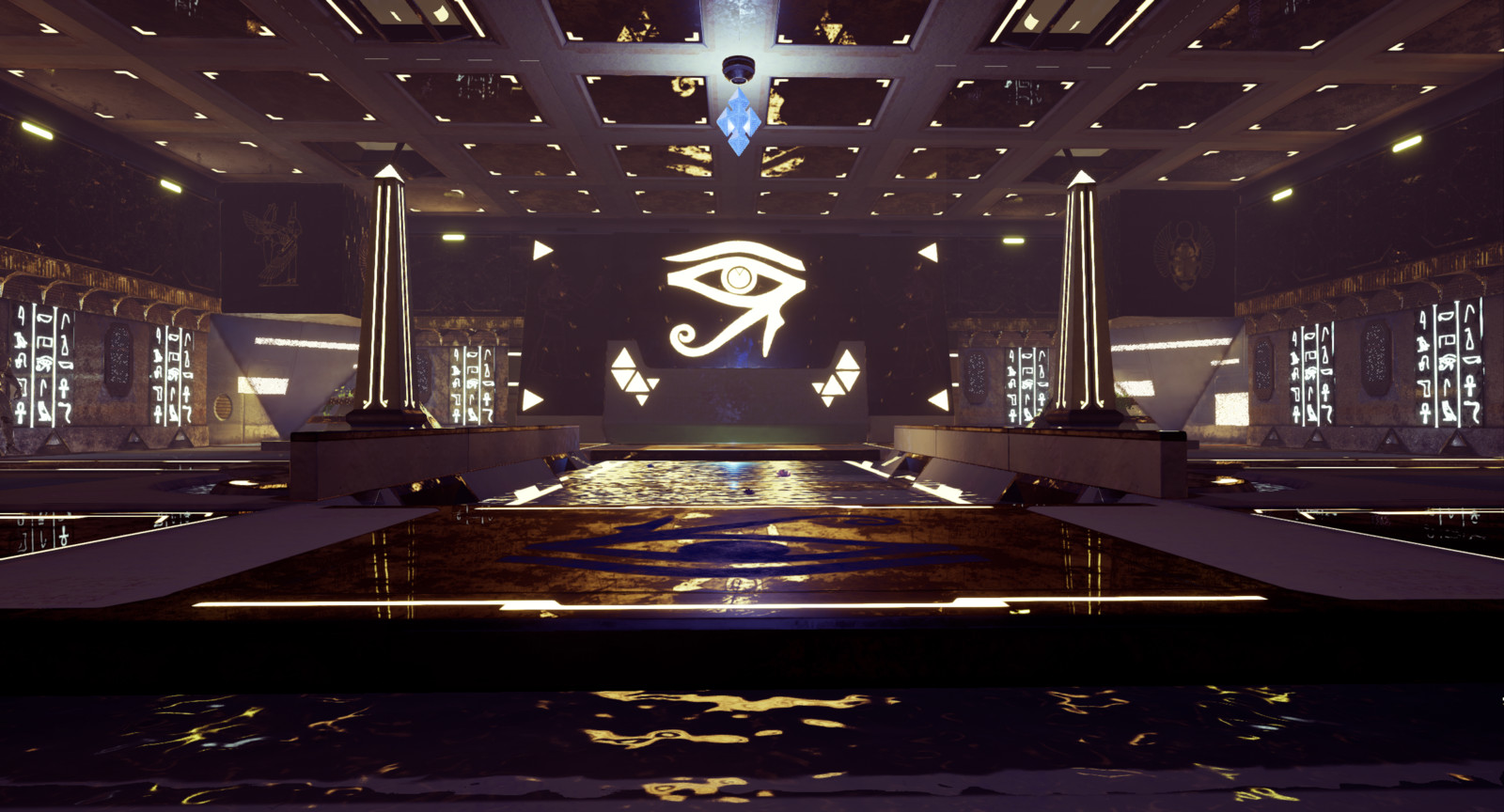 Futuristic Egyptian Environment
