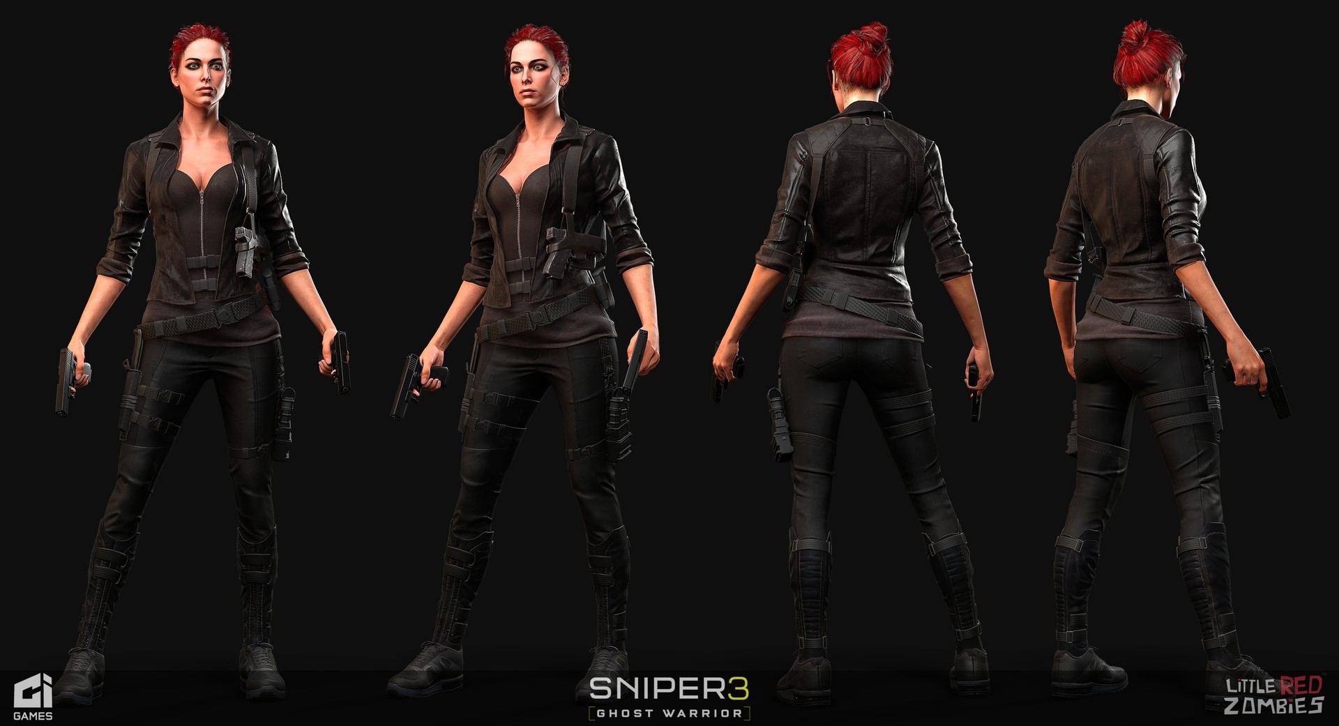 Artstation Sniper Ghost Warrior 3 Character Raquel Little Red Zombies
