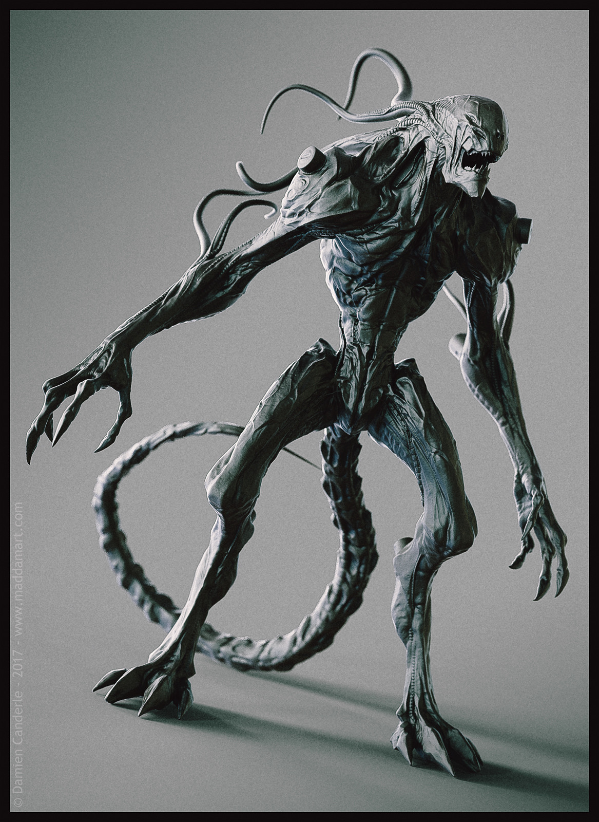 white hybrid alien